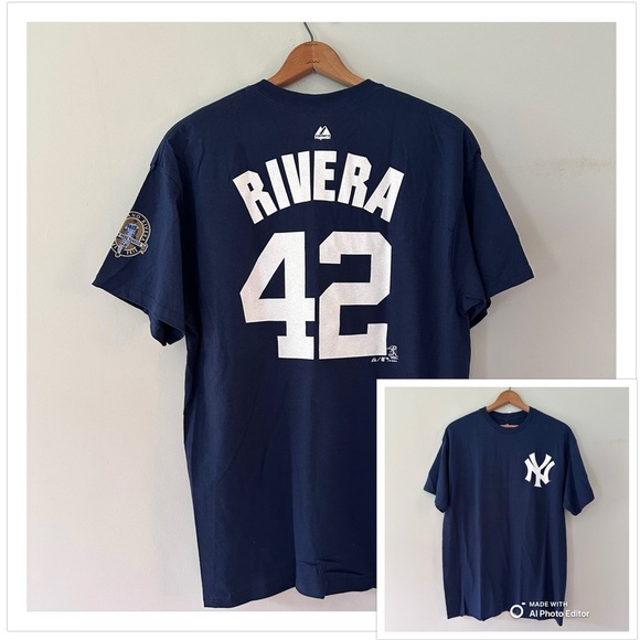 Majestic Other - NY Yankees Mariano Rivera Retirement Edition Limited Majestic Era Tee Size XL